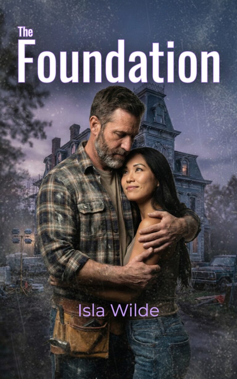 The Foundation book cover by Isla Wilde - Grumpy protector small town romance with Victorian mansion renovation