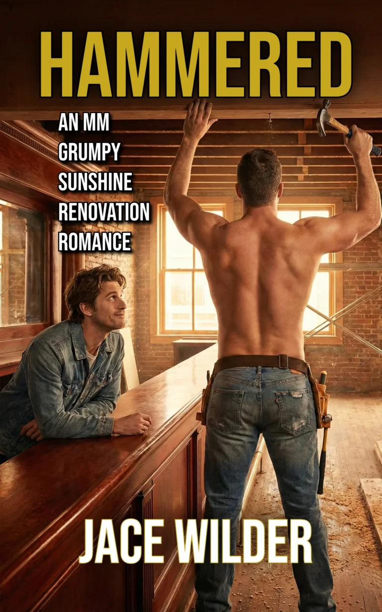 Hammered book cover featuring blue collar romance themes