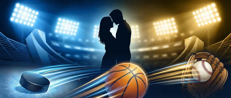 Sports romance aesthetic - athletic passion and locker room tension