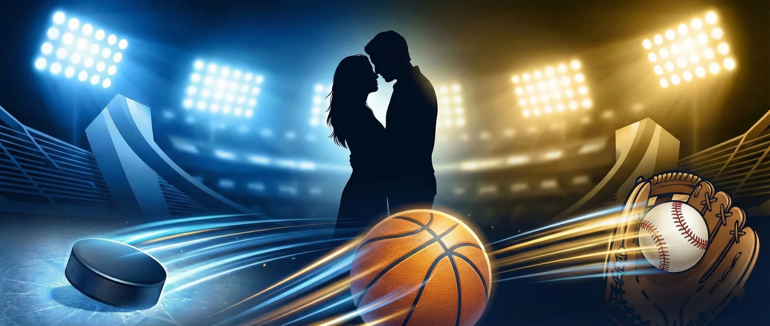 Sports romance aesthetic - athletic passion and locker room tension