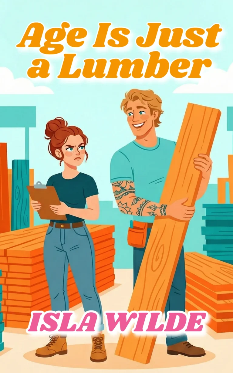 Age Is Just a Lumber book cover featuring age gap romance themes