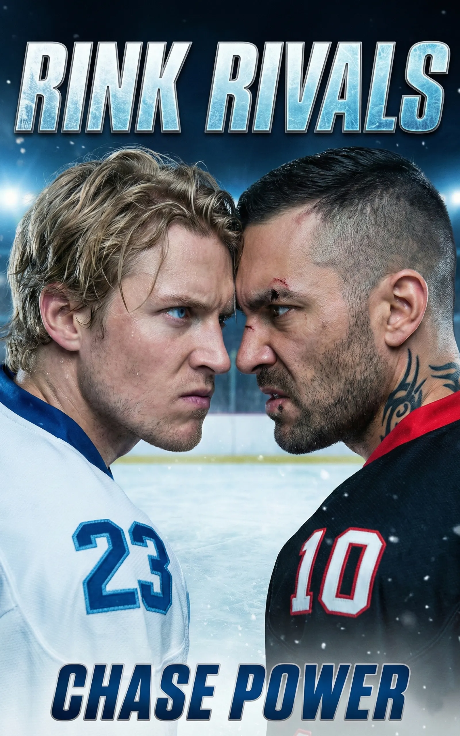 Rink Rivals by Chase Power - MM Hockey Romance Book Cover