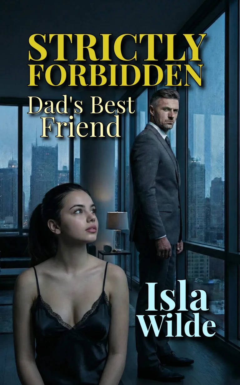 Strictly Forbidden book cover with forbidden romance themes