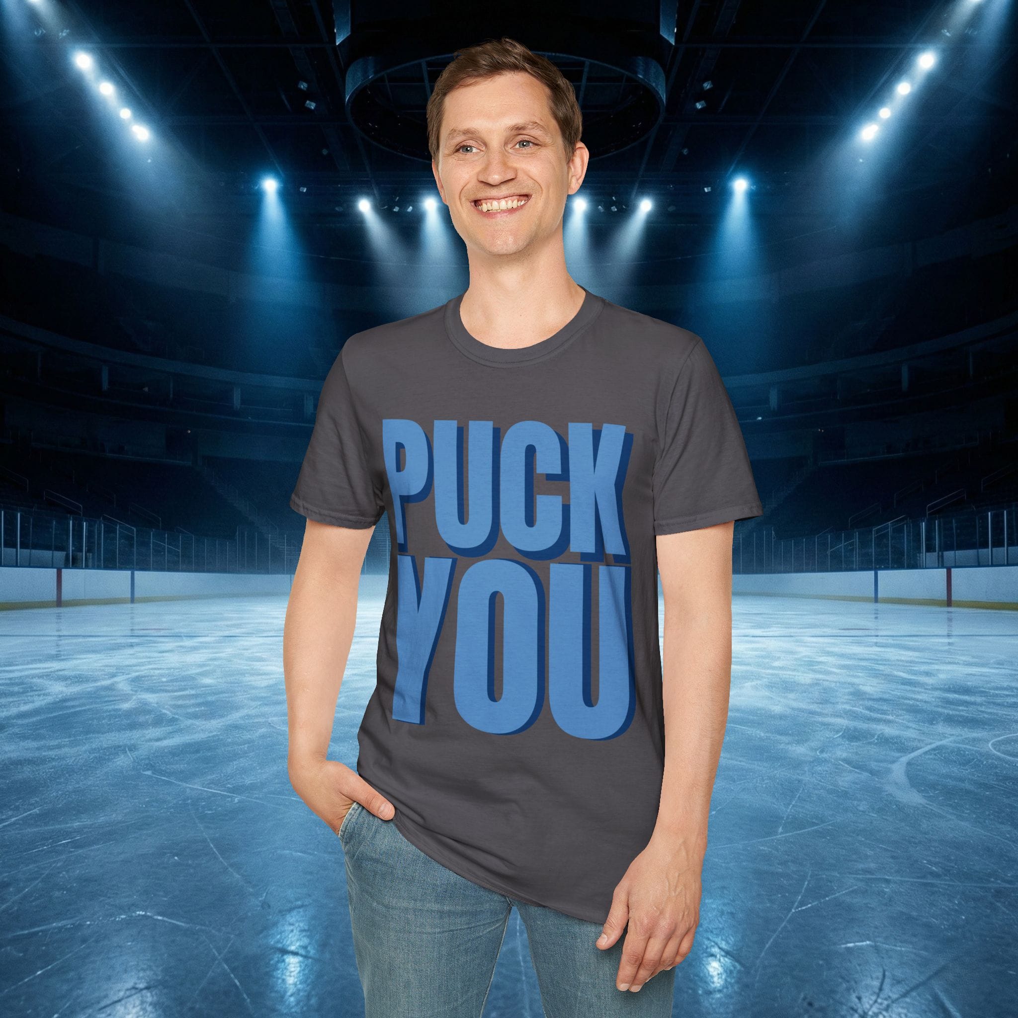 Puck You Hockey Romance Tee — “Puck You” Graphic T-Shirt - Image 26