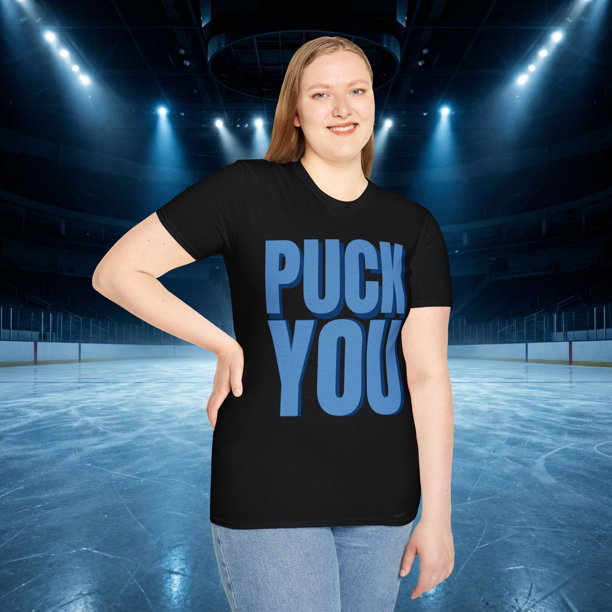 Puck You Hockey Romance Tee — “Puck You” Graphic T-Shirt - Image 34