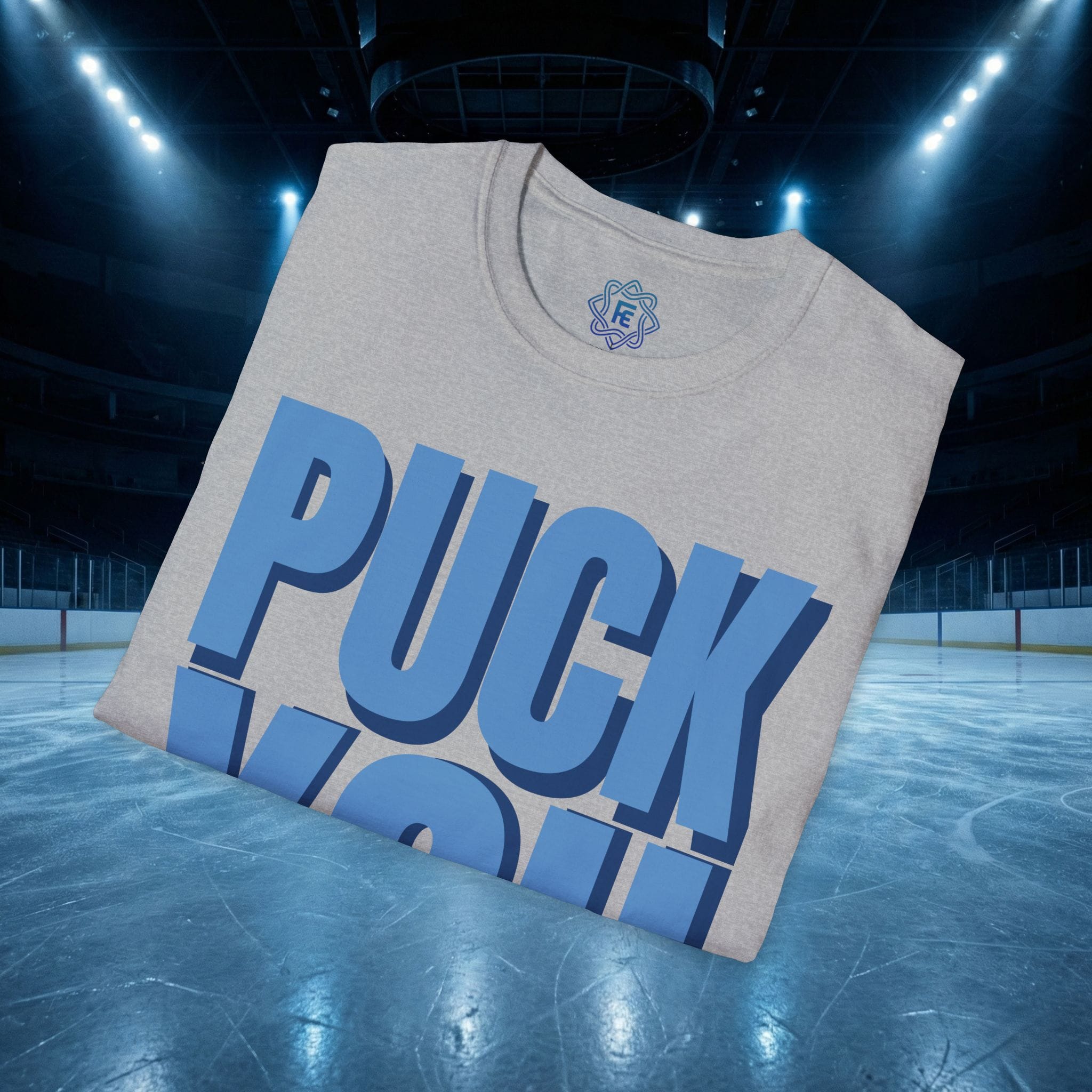 Puck You Hockey Romance Tee — “Puck You” Graphic T-Shirt - Image 4