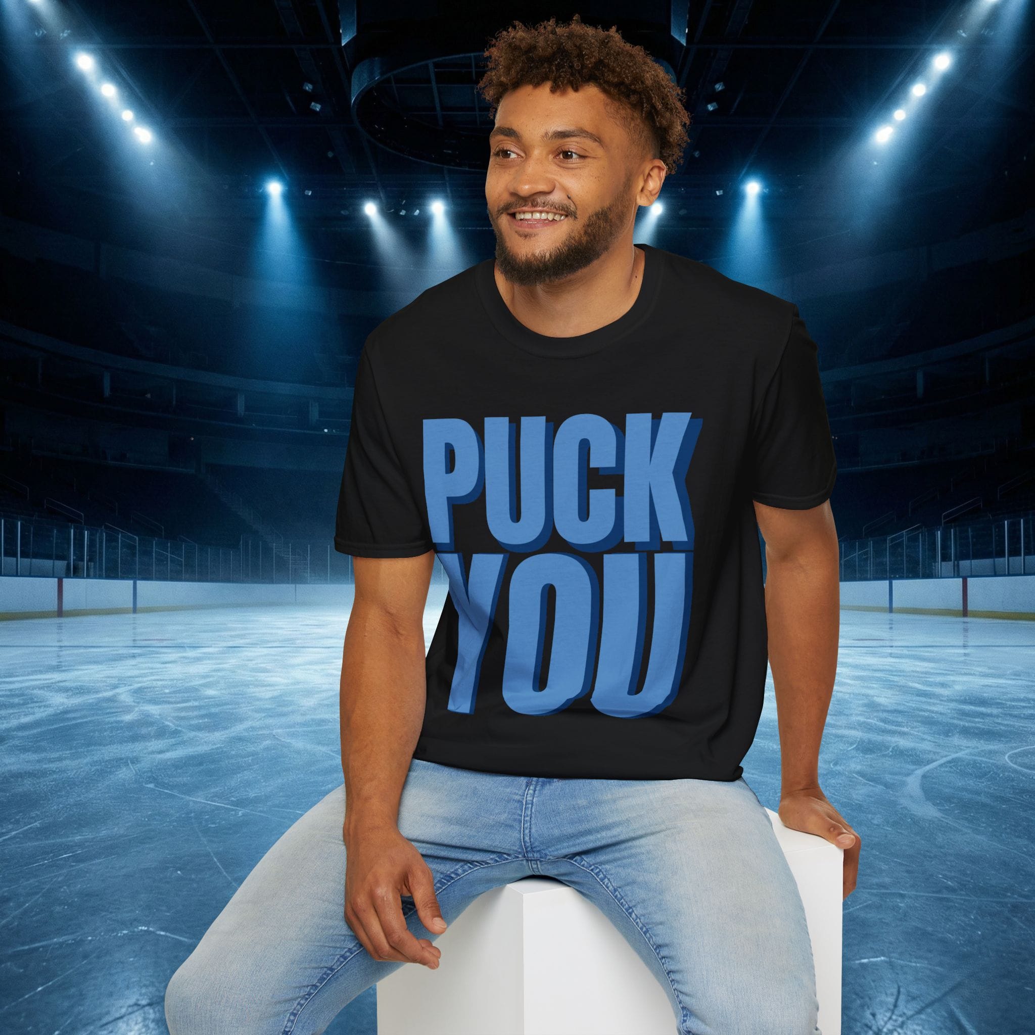 Puck You Hockey Romance Tee — “Puck You” Graphic T-Shirt - Image 37