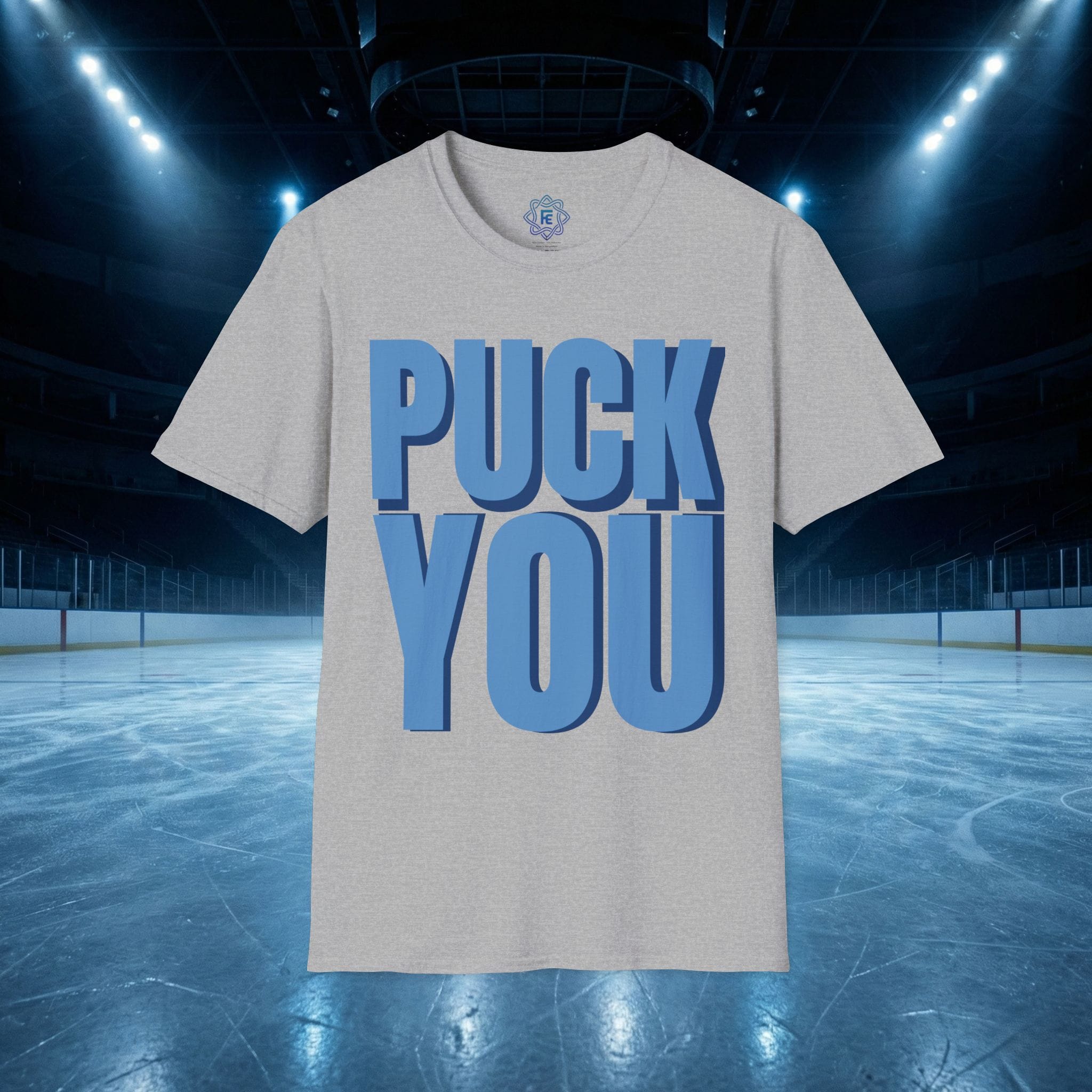 Puck You Hockey Romance Tee — “Puck You” Graphic T-Shirt