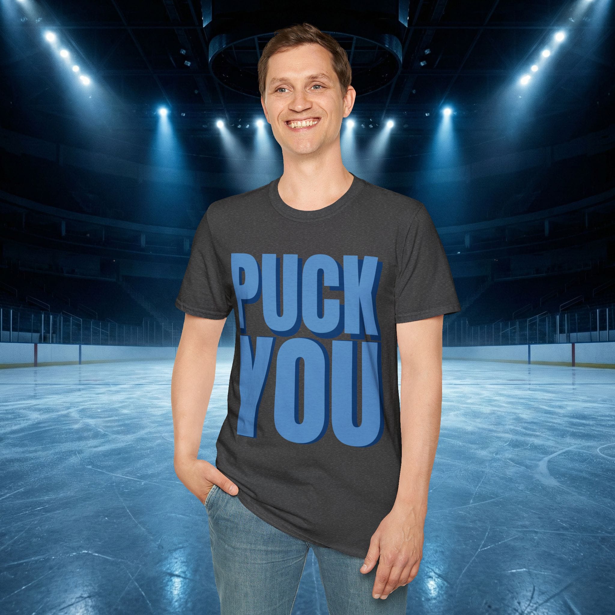 Puck You Hockey Romance Tee — “Puck You” Graphic T-Shirt - Image 16