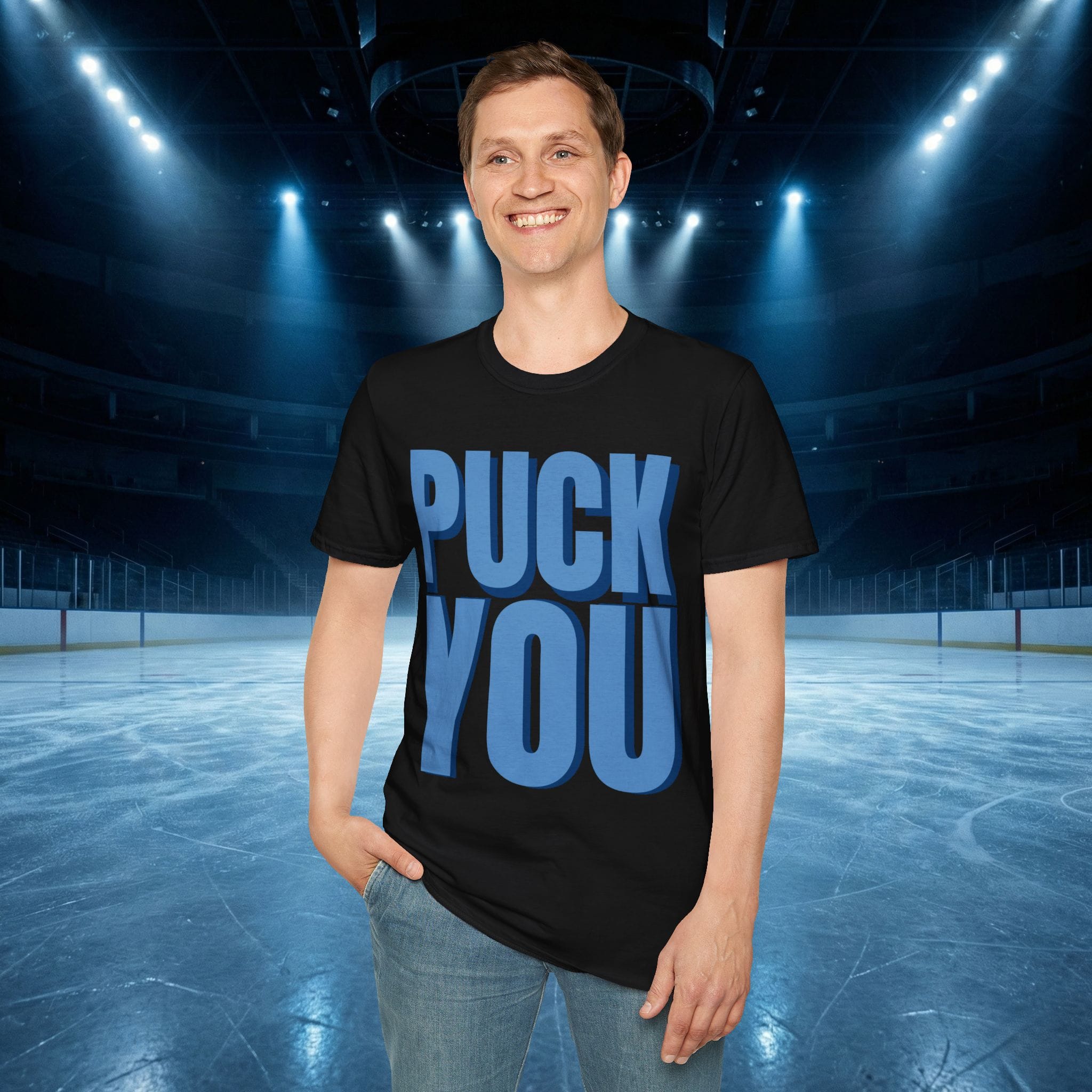 Puck You Hockey Romance Tee — “Puck You” Graphic T-Shirt - Image 35