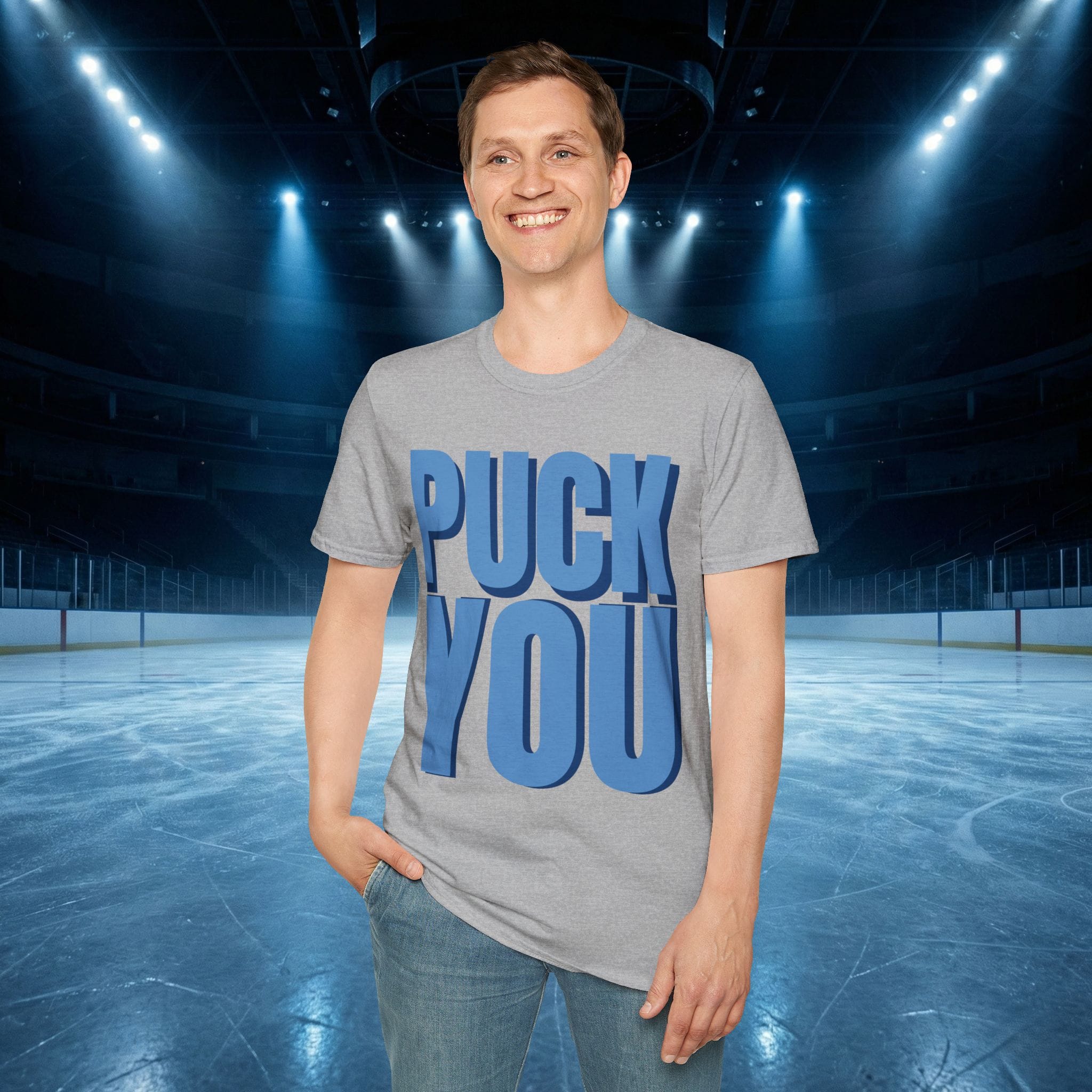Puck You Hockey Romance Tee — “Puck You” Graphic T-Shirt - Image 6