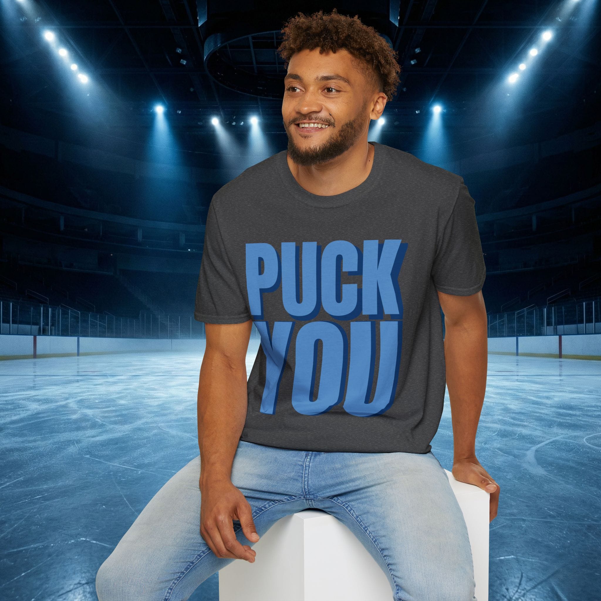 Puck You Hockey Romance Tee — “Puck You” Graphic T-Shirt - Image 18