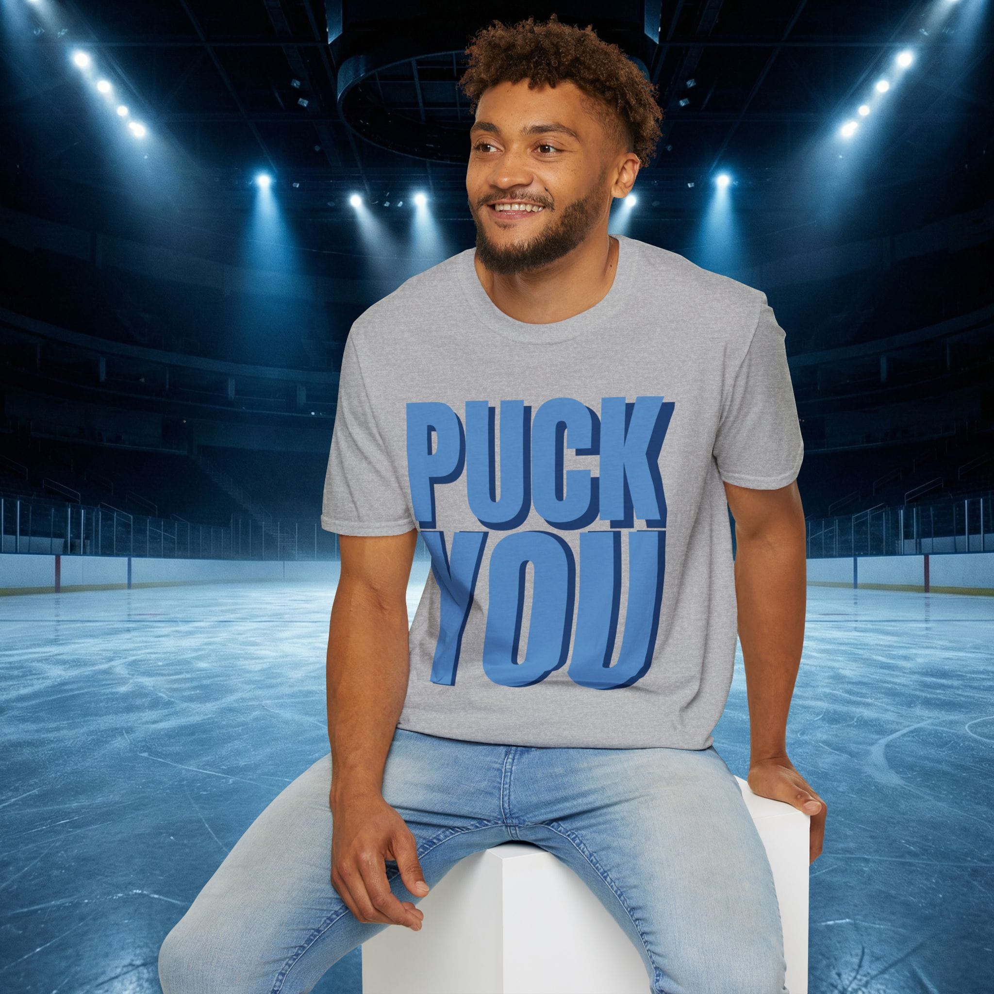 Puck You Hockey Romance Tee — “Puck You” Graphic T-Shirt - Image 8