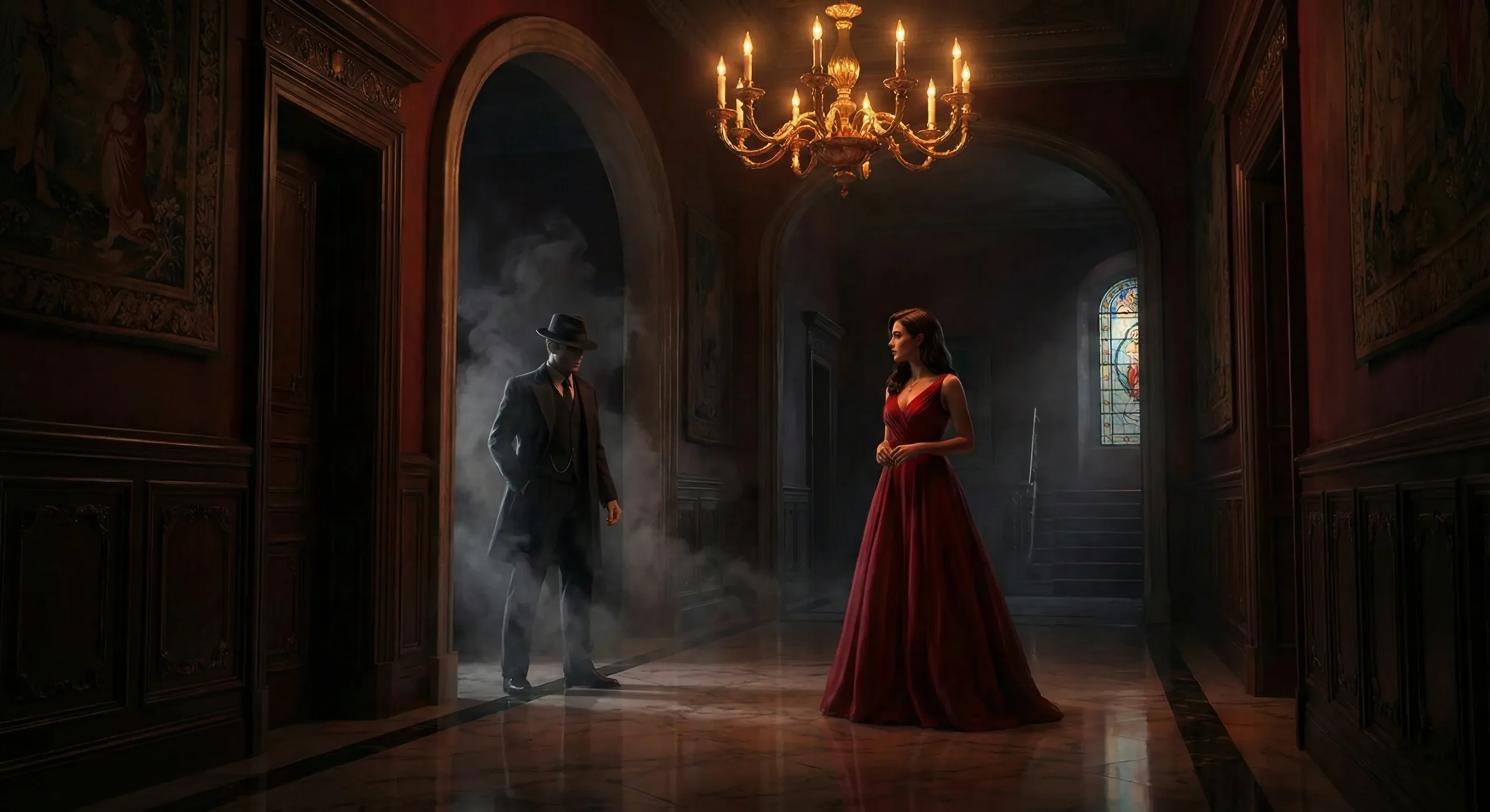 Elegant woman and dangerous man in a dark Italian palazzo — dark mafia romance book recommendations