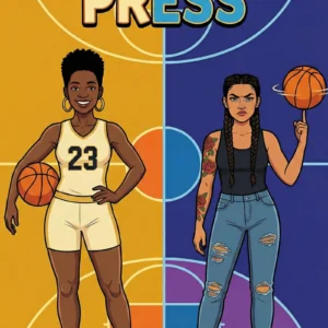 Full Court Press book cover - Sapphic Sports Romance by Aurora North