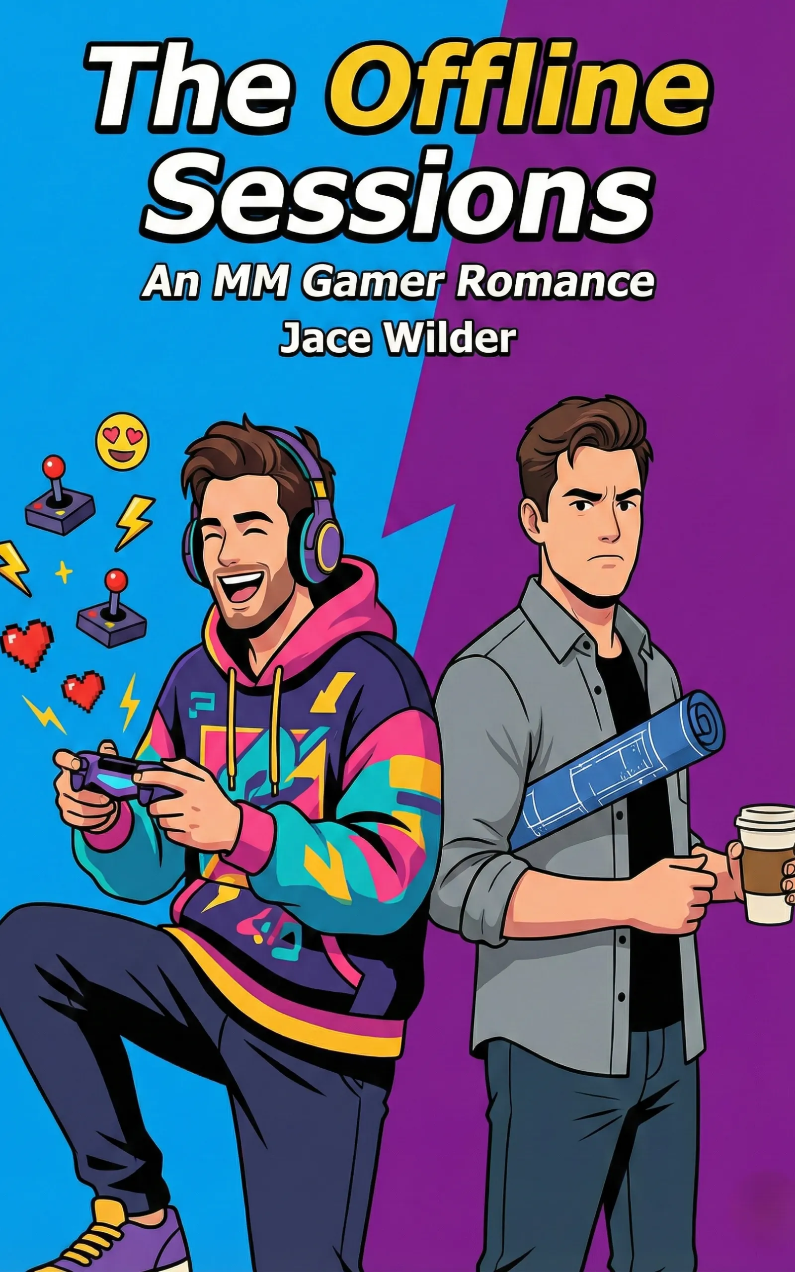 The Offline Sessions book cover - MM Contemporary Romance by Jace Wilder