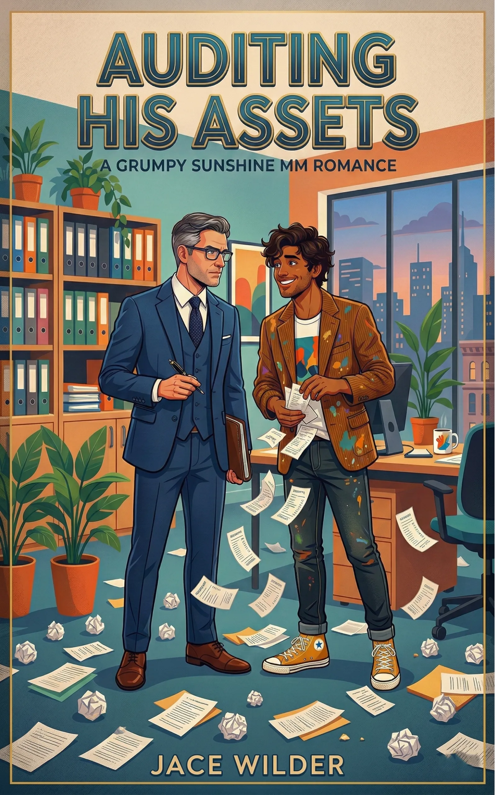 Auditing His Assets book cover - MM Romance by Jace Wilder