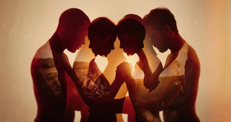 Overlapping silhouettes in warm tones — why choose reverse harem romance