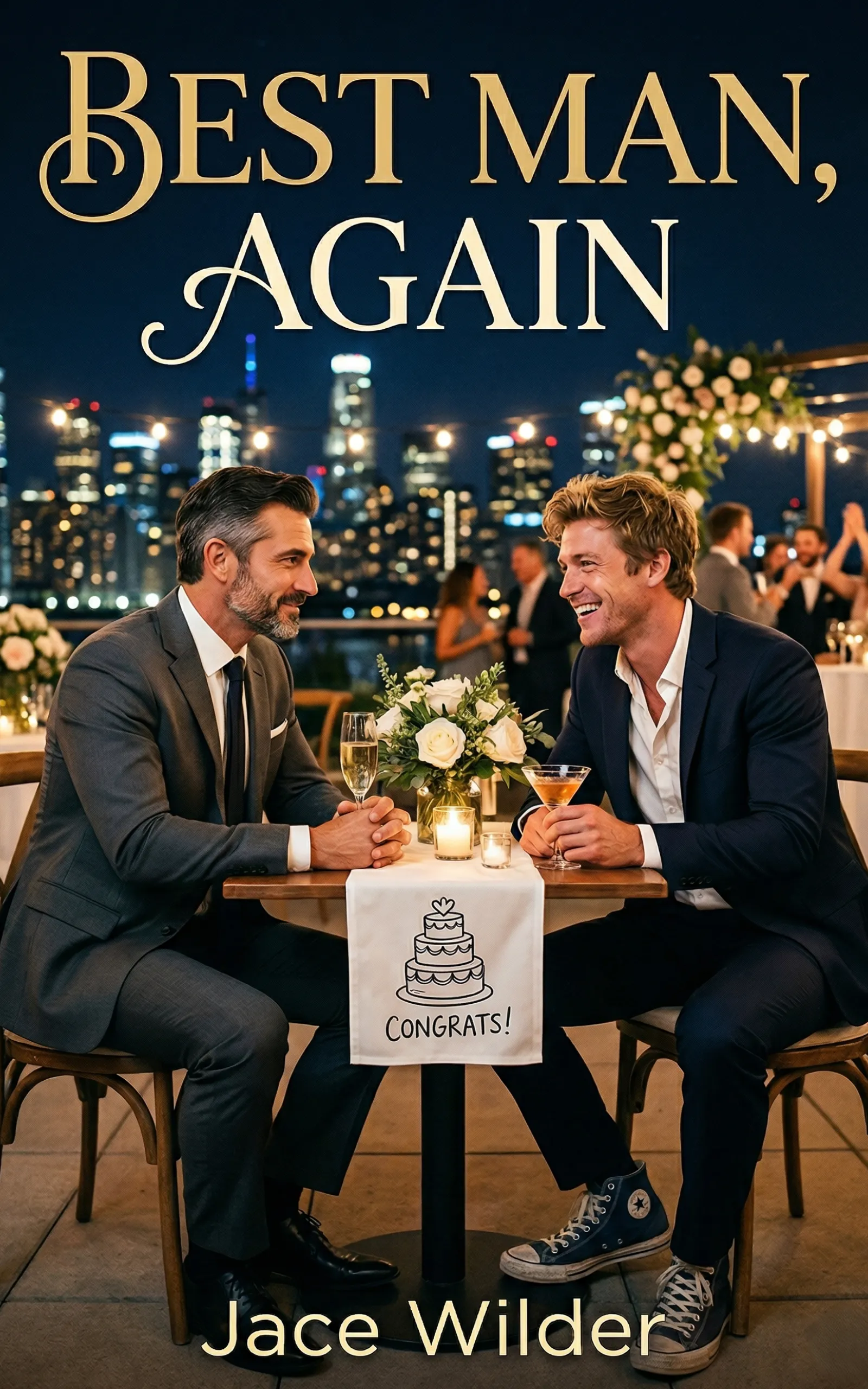 Best Man Again by Jace Wilder - MM Wedding Romance book cover