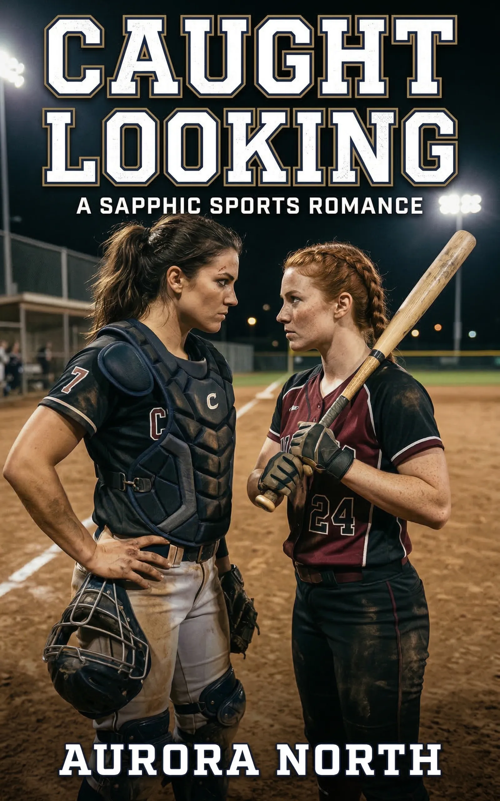 Softball Wives by Aurora North - FF Sapphic Softball Romance book cover