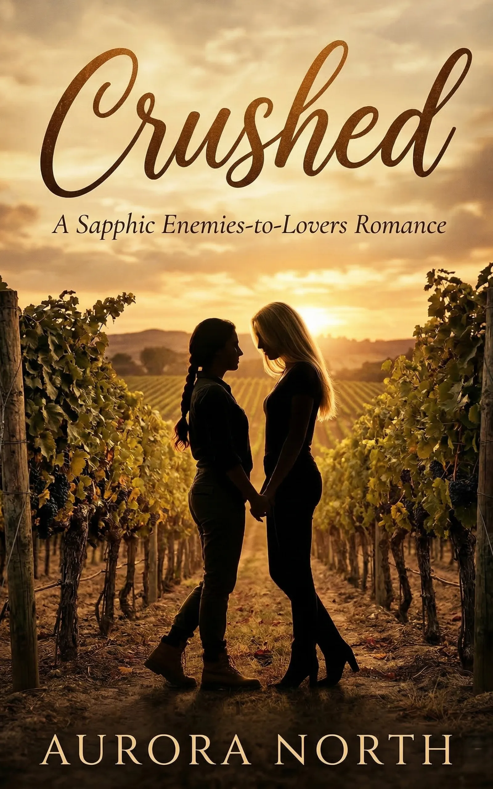 Crushed by Aurora North - Sapphic Romance book cover