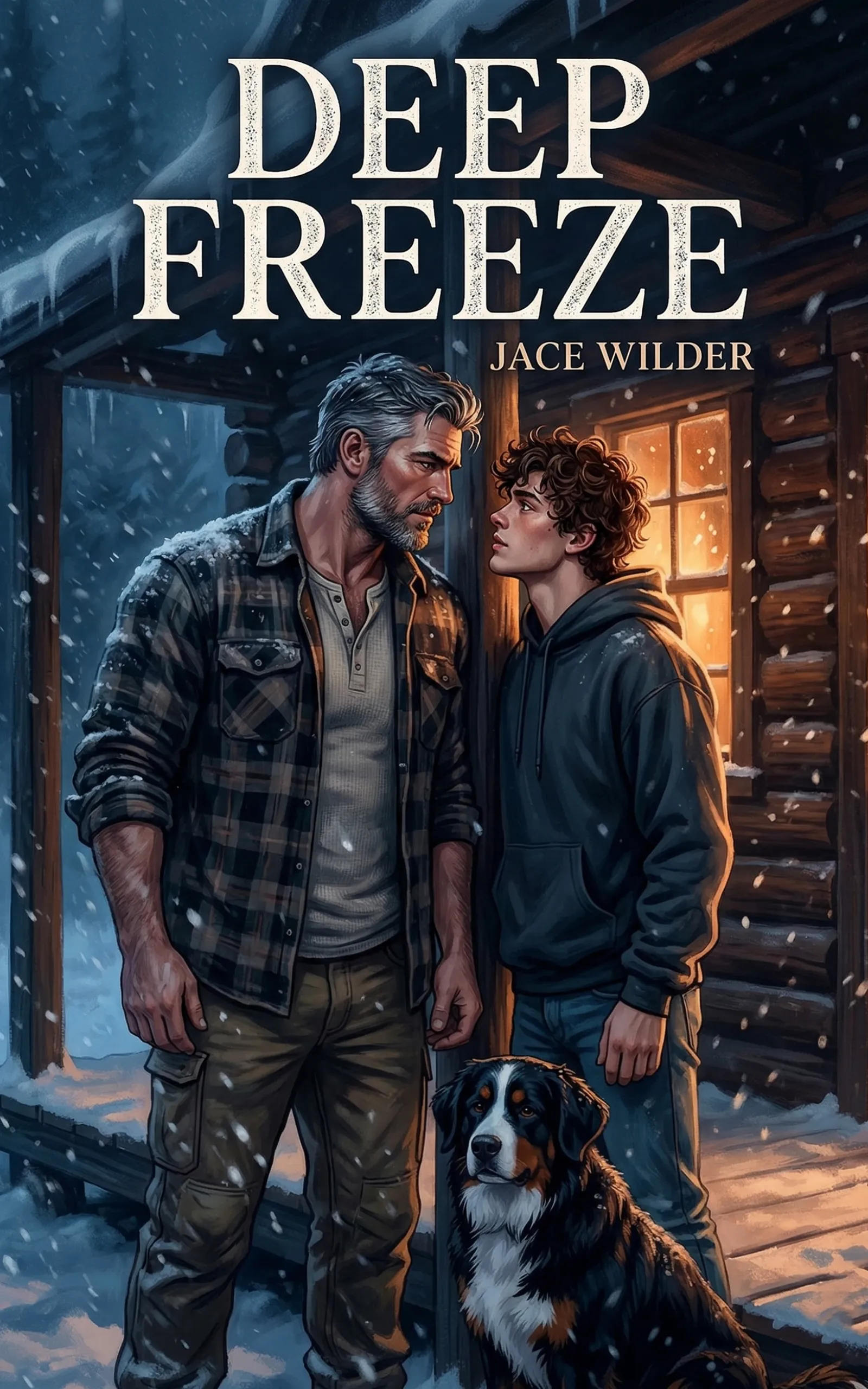 Deep Freeze book cover - MM hockey romance by Jace Wilder