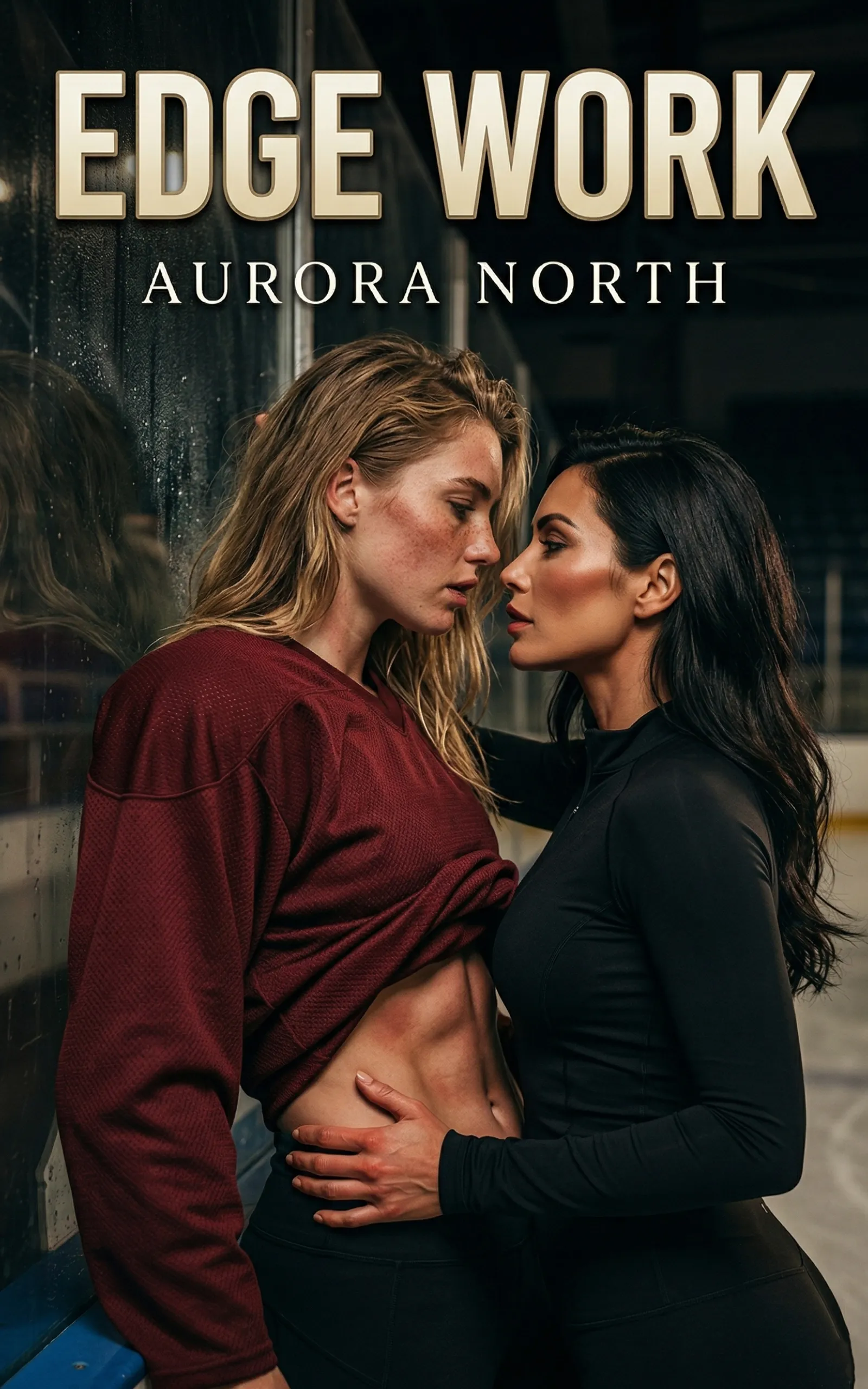 Edge Work by Aurora North - FF Hockey Figure Skating Romance book cover