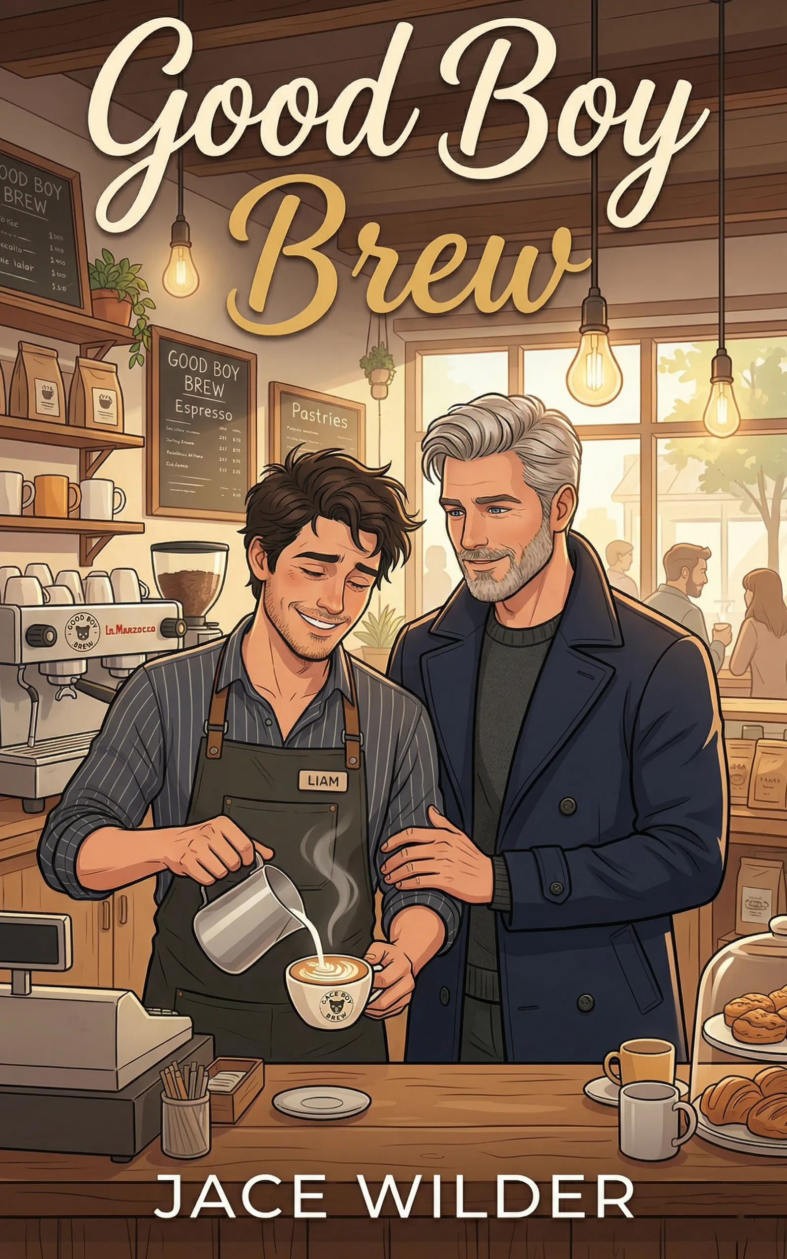 Good Boy Brew by Jace Wilder - MM Small-Town Praise Kink Romance book cover