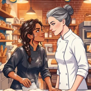 Rise and Grind by Aurora North - Sapphic Romance book cover