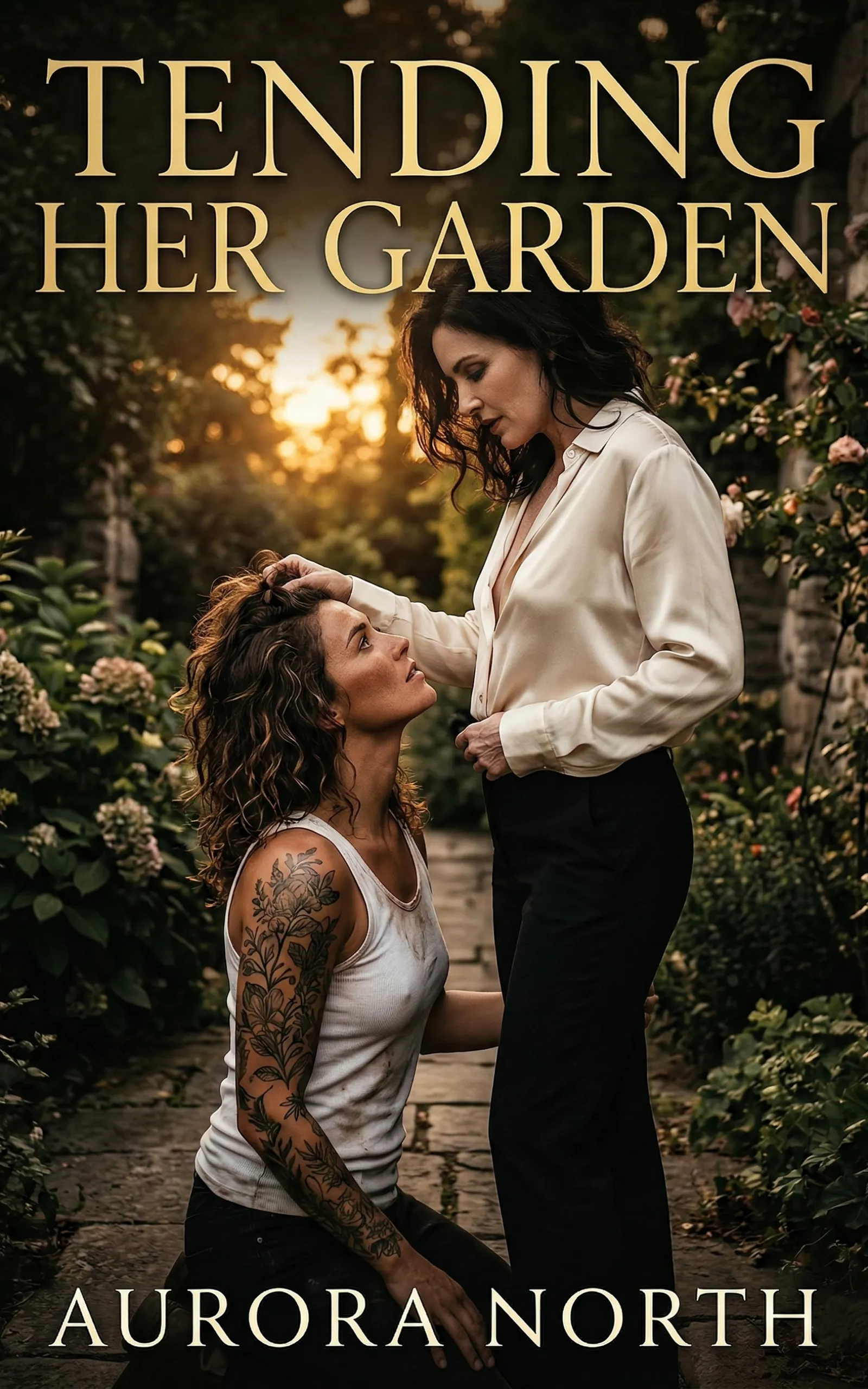 Tending Her Garden book cover by Aurora North