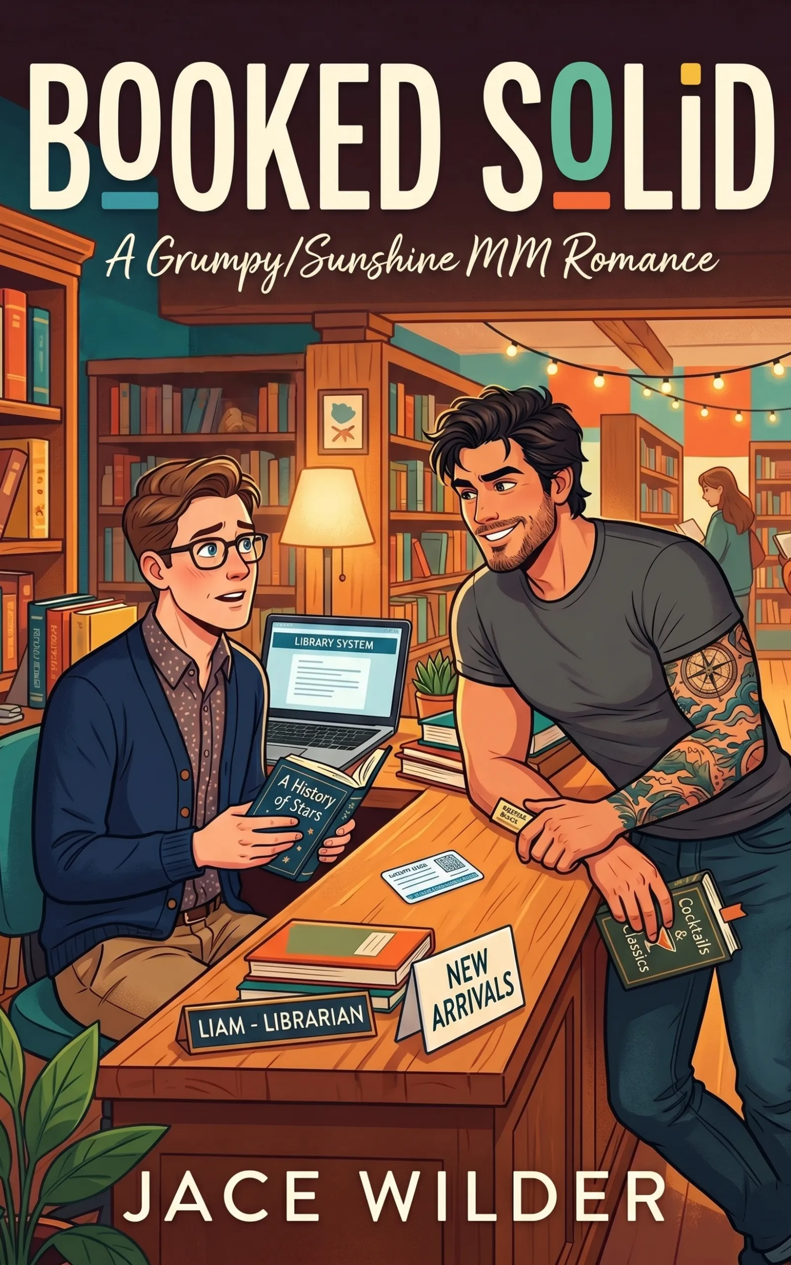Booked Solid by Jace Wilder - MM Contemporary Romance book cover