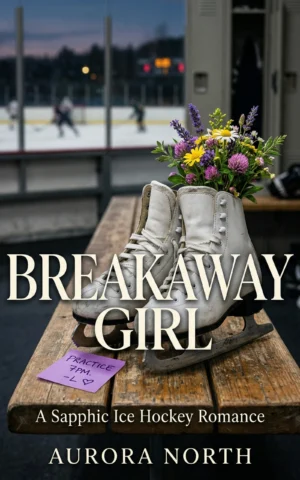 Breakaway Girl by Aurora North - FF Sapphic Hockey Romance book cover