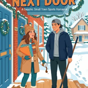 Coach Next Door by Aurora North - FF Sapphic Hockey Romance book cover