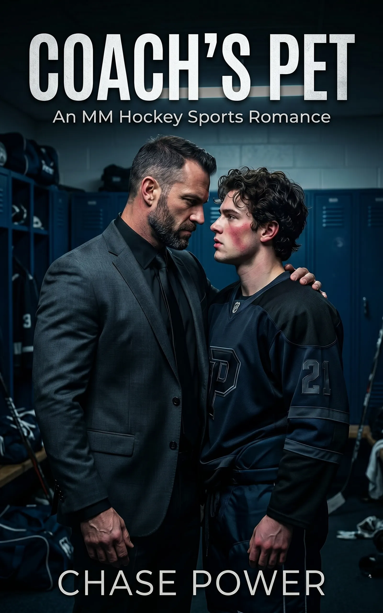 Coach's Pet by Chase Power - MM Hockey Romance book cover