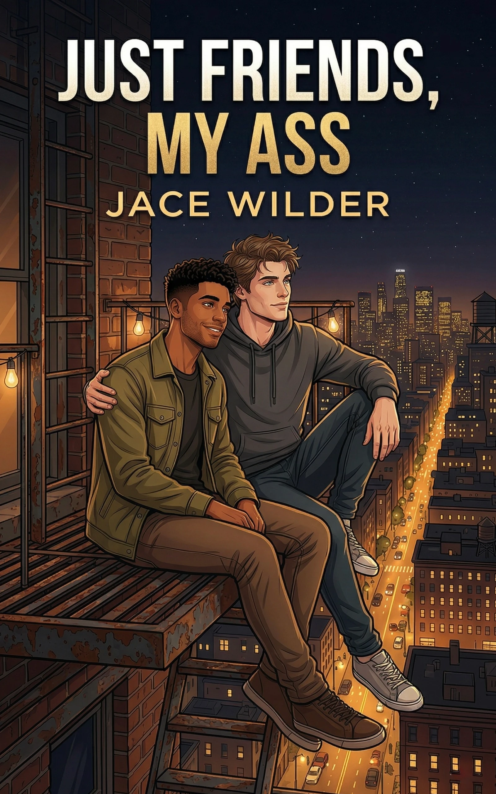 Just Friends My Ass by Jace Wilder - MM Contemporary Romance book cover