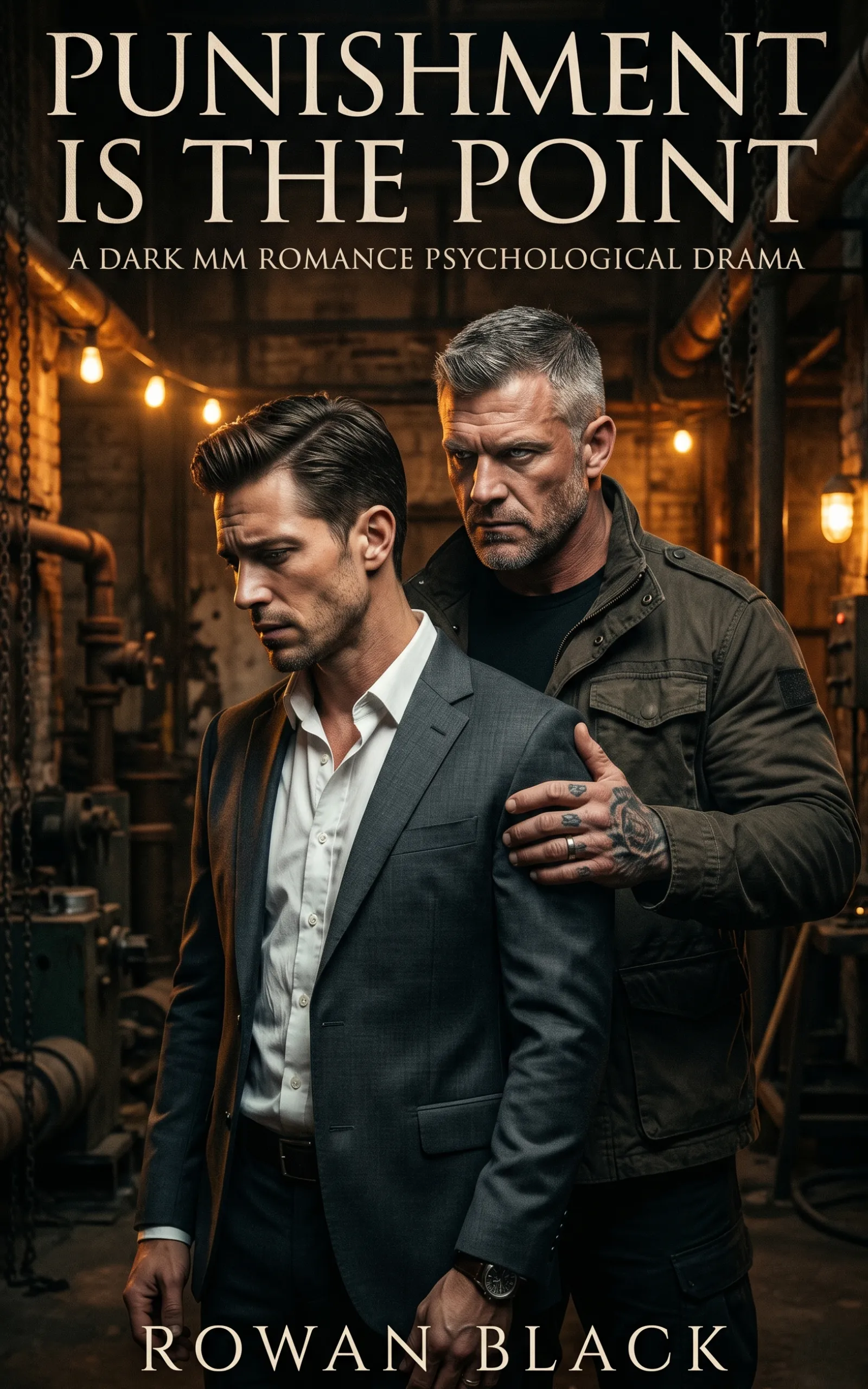 Punishment Is the Point by Rowan Black - Dark MM Romance book cover