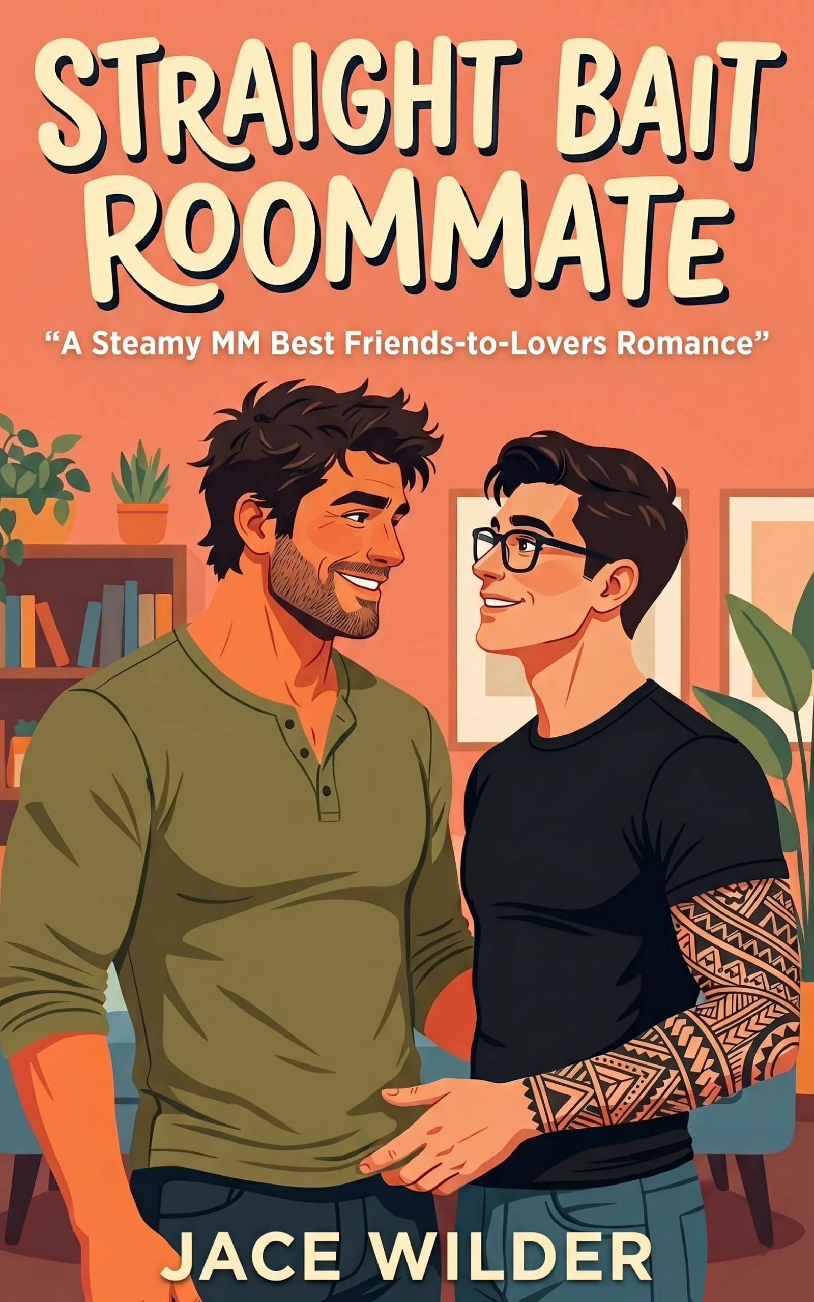 Straight-Bait Roommate by Jace Wilder - MM Contemporary Romance book cover