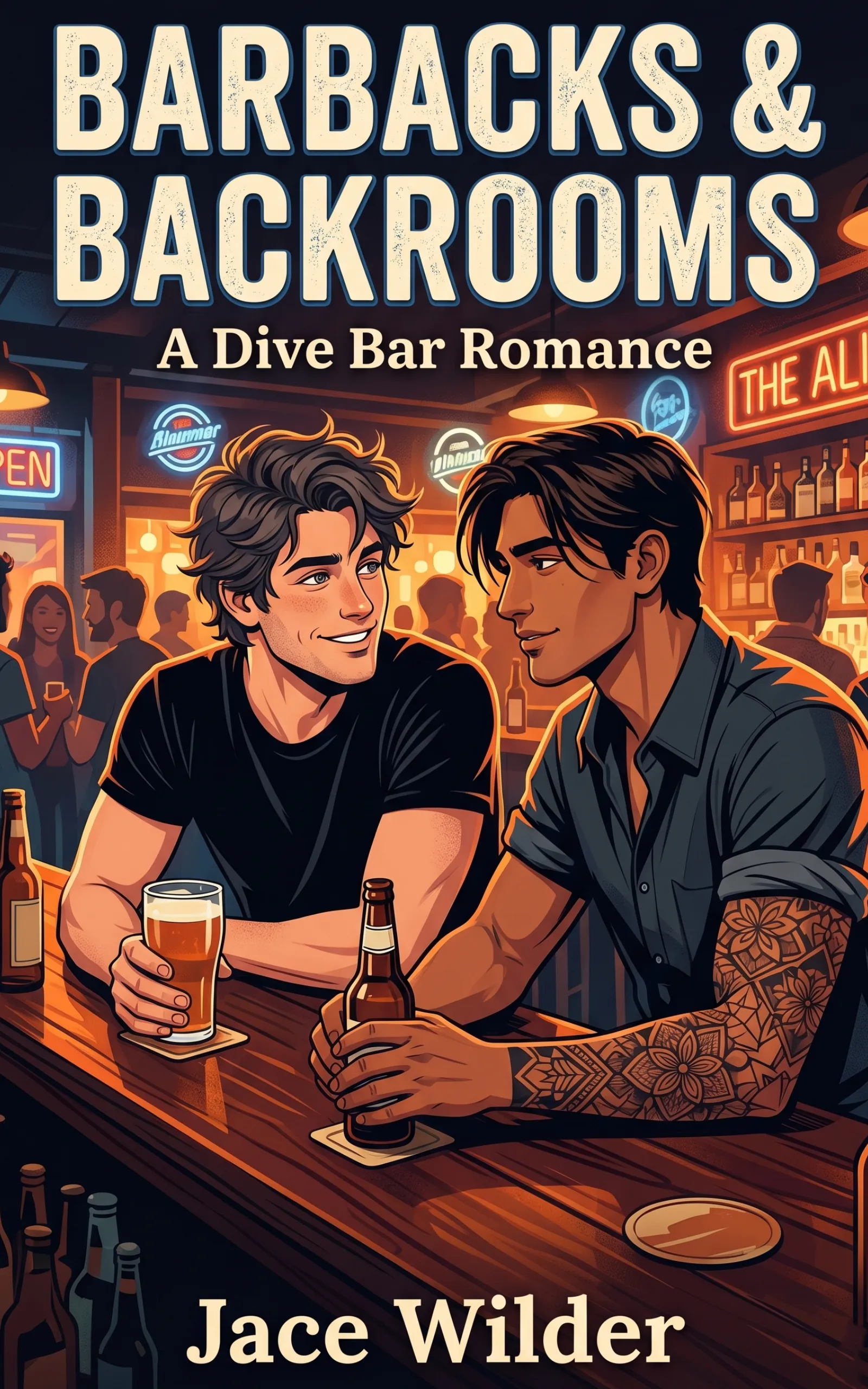 Barbacks & Backrooms by Jace Wilder - MM Contemporary Romance book cover