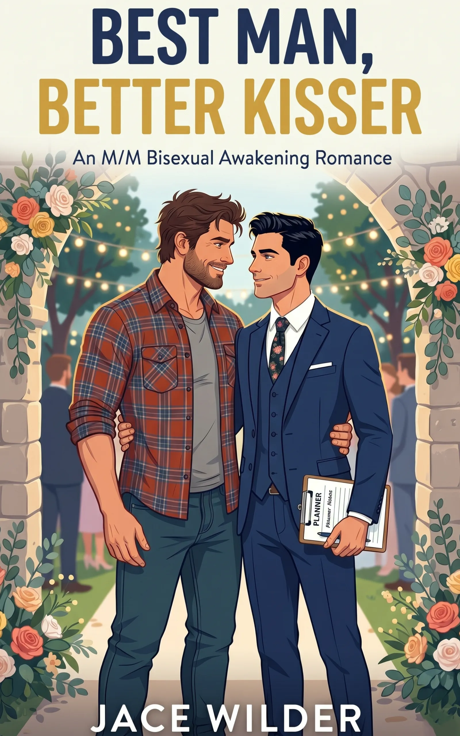 Best Man, Better Kisser by Jace Wilder - MM Contemporary Romance book cover
