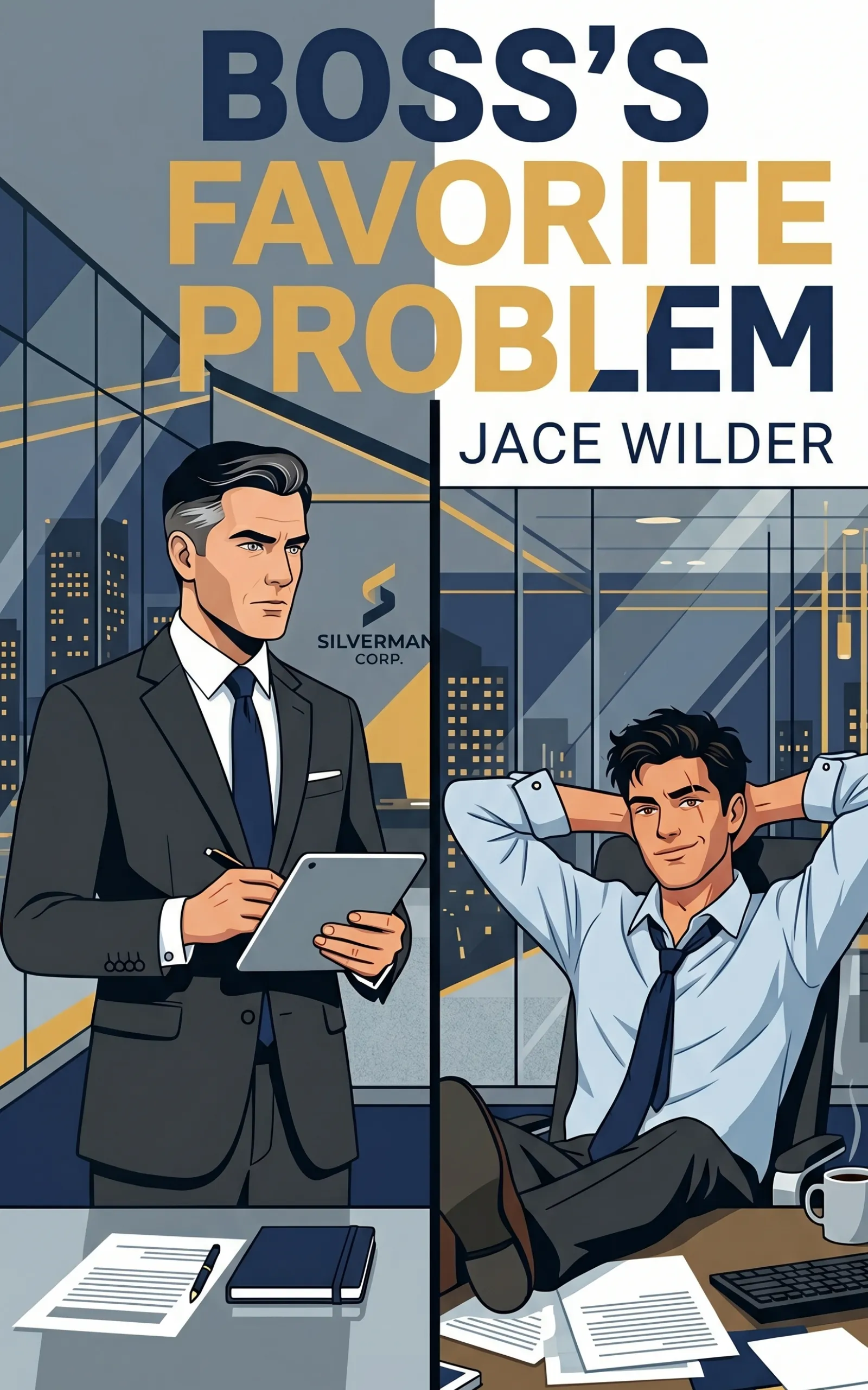 Boss's Favorite Problem by Jace Wilder - MM Office Romance book cover
