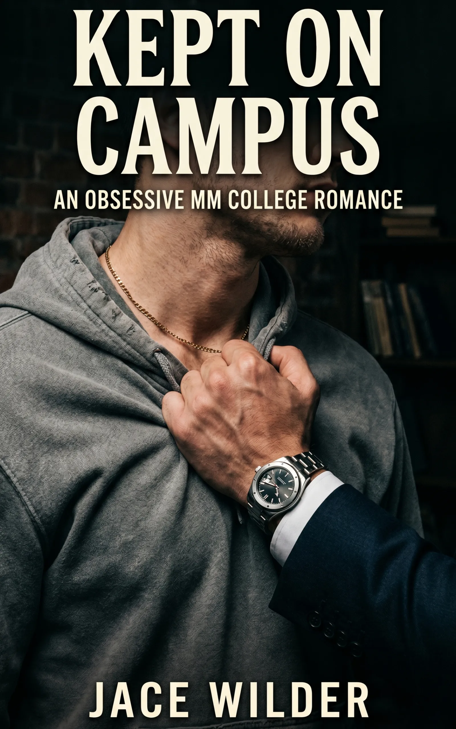 Kept on Campus by Jace Wilder - MM Possessive Sugar Daddy College Romance book cover