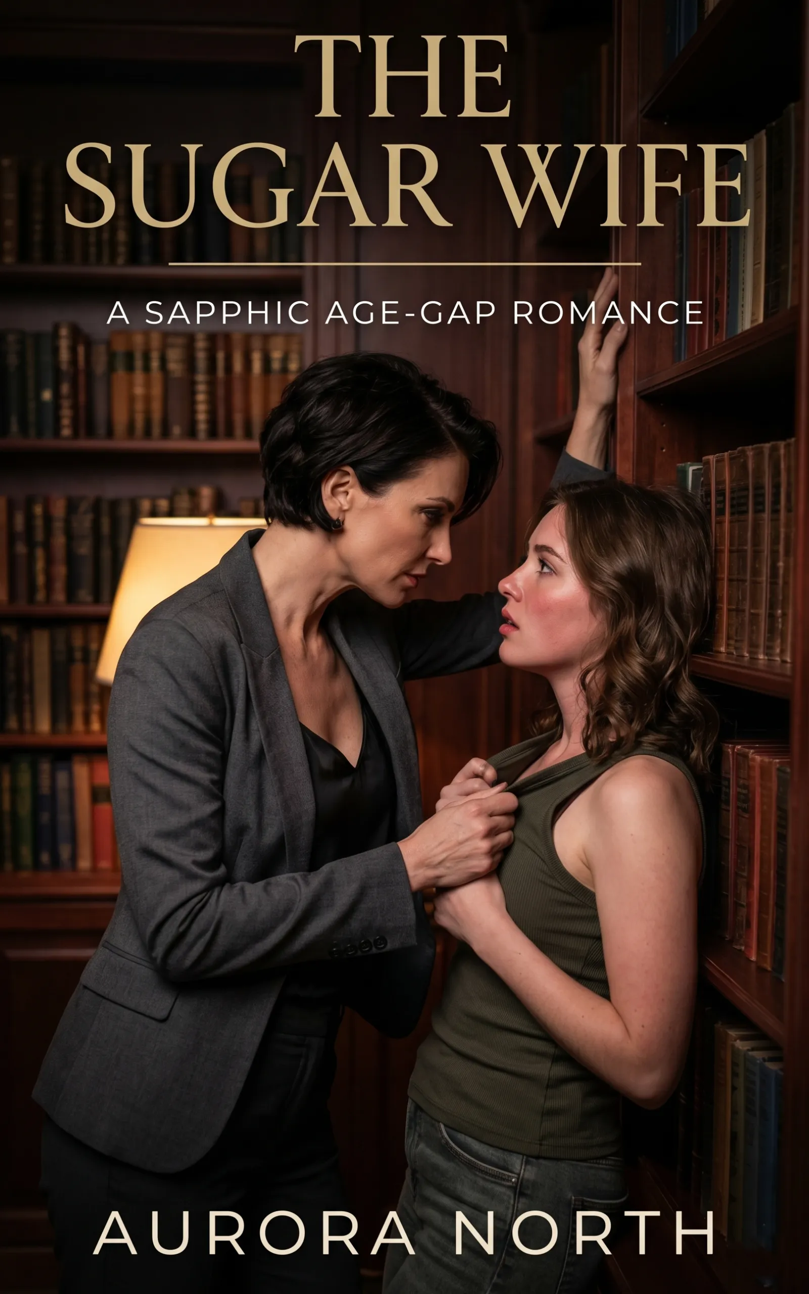 The Sugar Wife by Aurora North - FF Sapphic Romance book cover