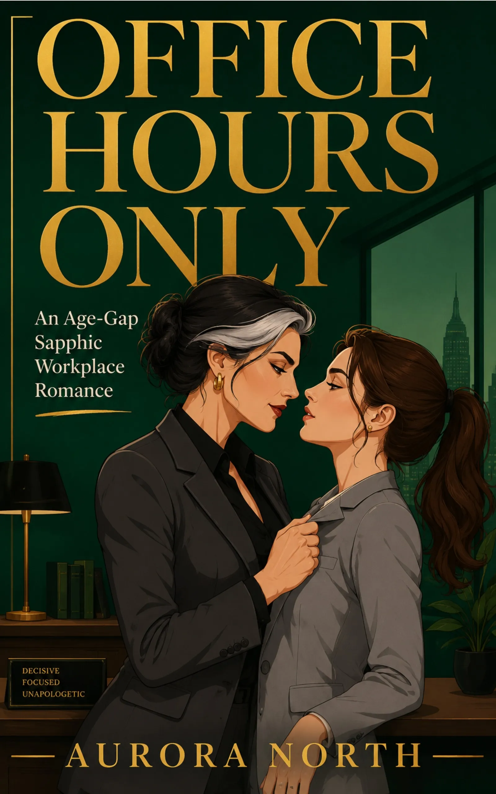 Office Hours Only by Aurora North - FF Workplace Age Gap Romance book cover