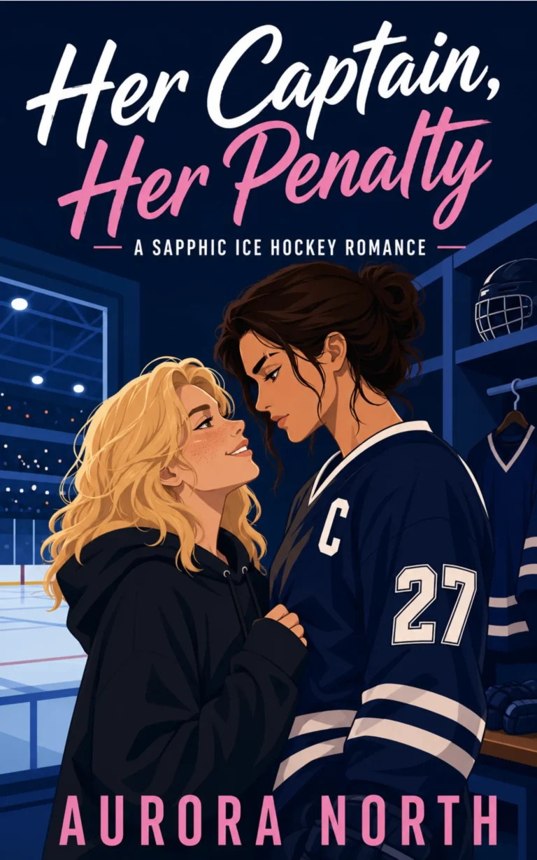 Her Captain, Her Penalty by Aurora North - FF Sapphic Hockey Romance book cover