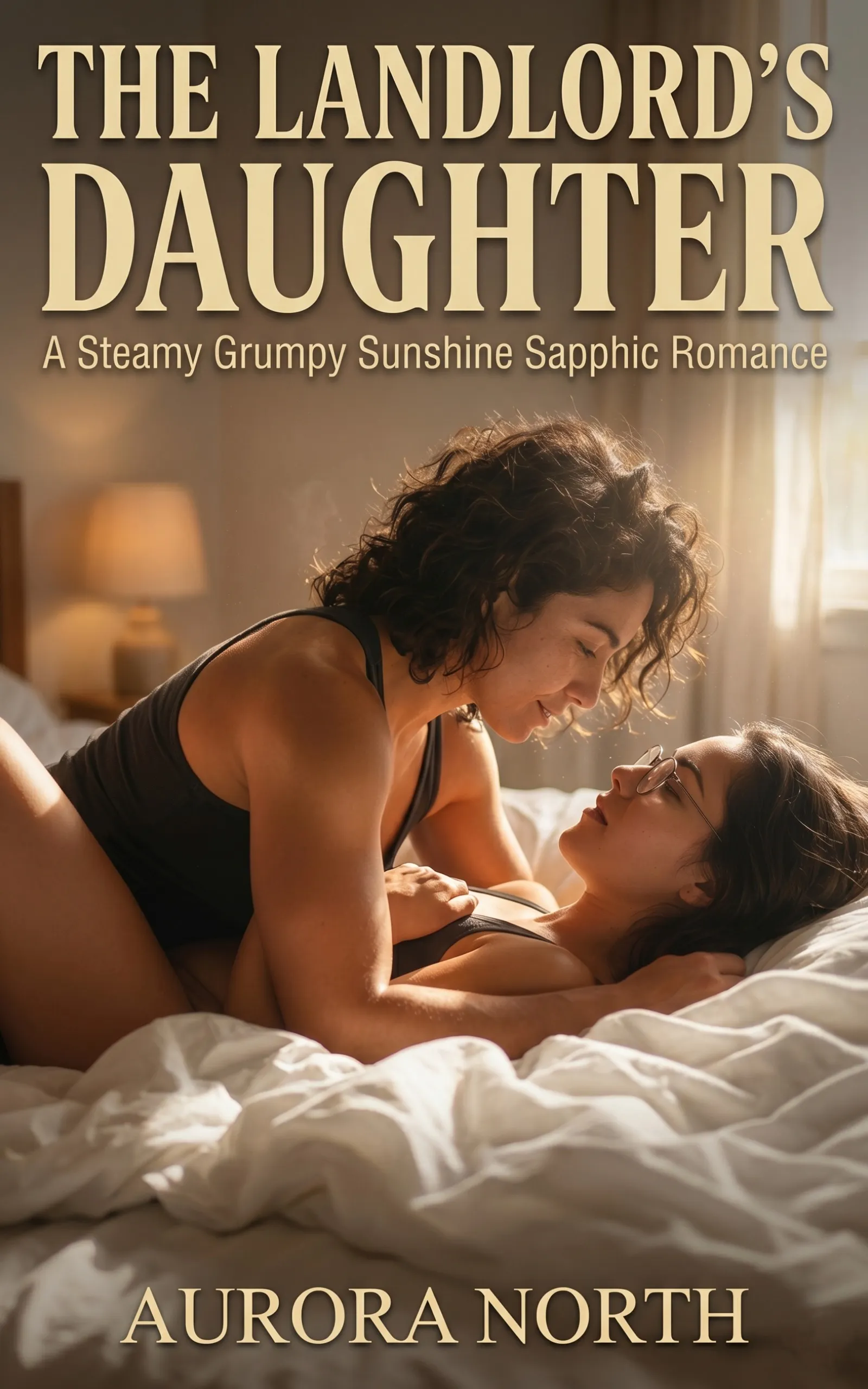 The Landlord's Daughter by Aurora North - FF Sapphic Romance book cover