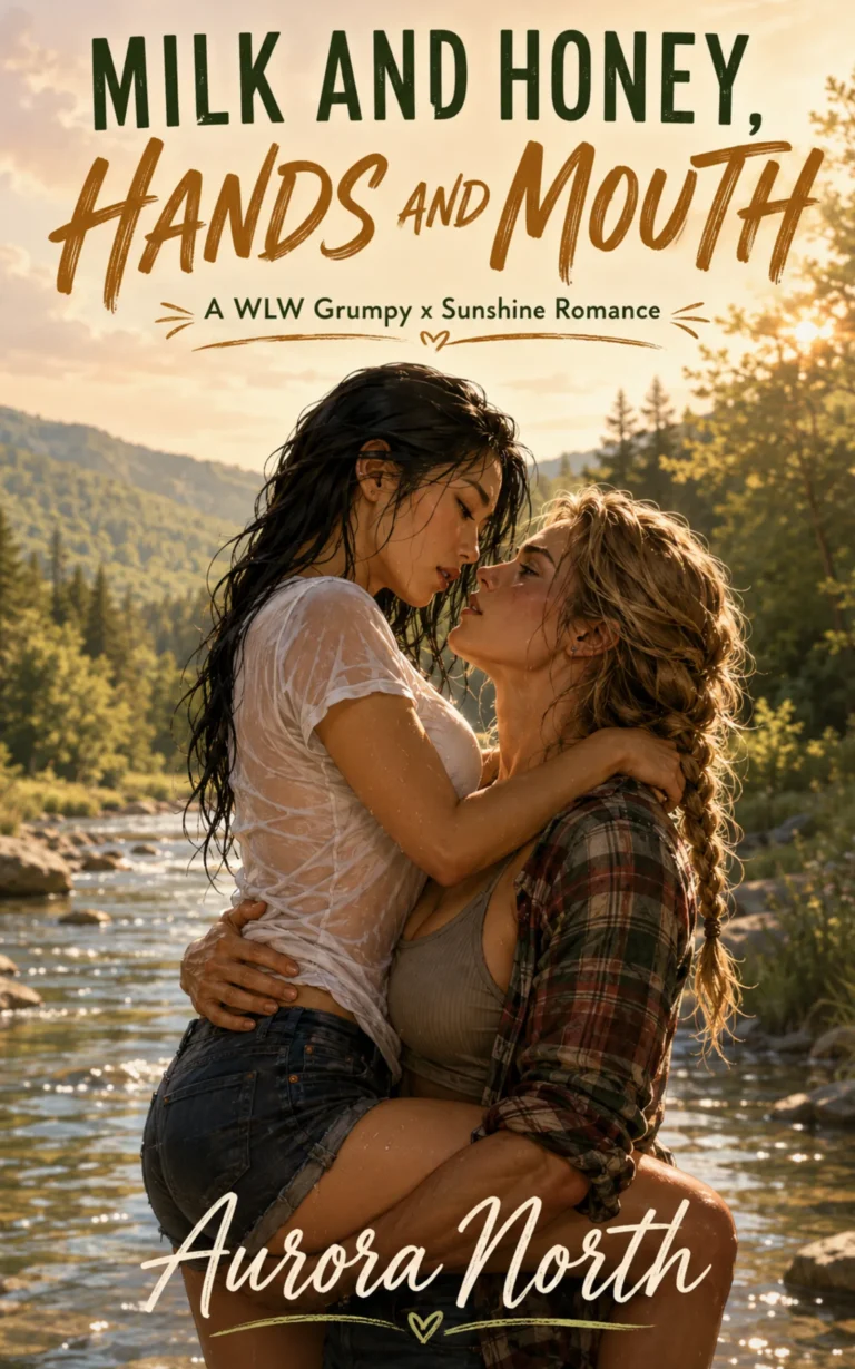 Milk and Honey, Hands and Mouth by Aurora North - FF Sapphic Farm Romance book cover