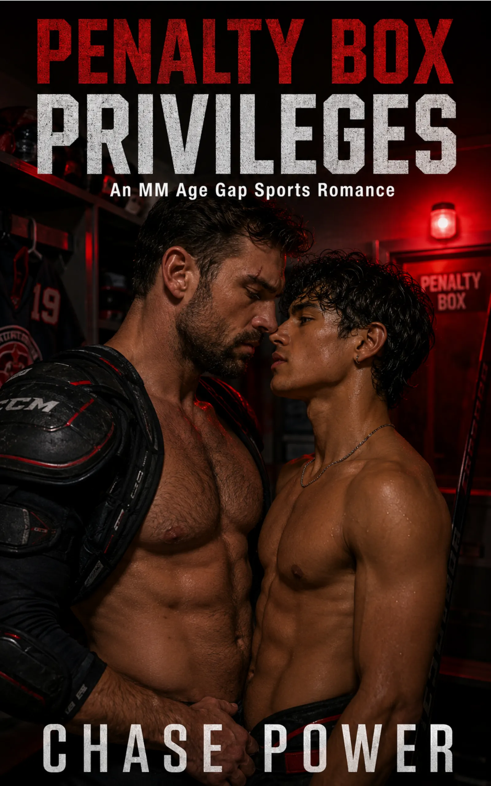 Penalty Box Privileges by Chase Power - MM Hockey Sports Romance book cover