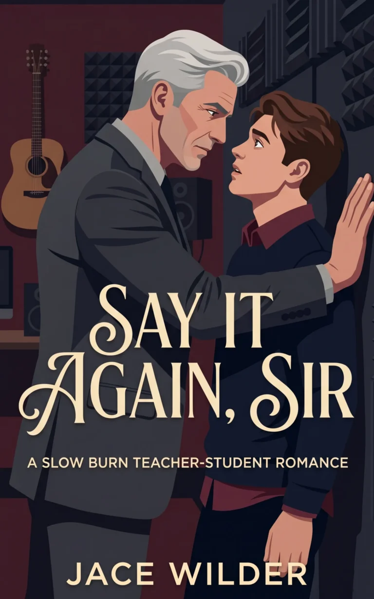 Say It Again, Sir by Jace Wilder - MM Age Gap Romance book cover