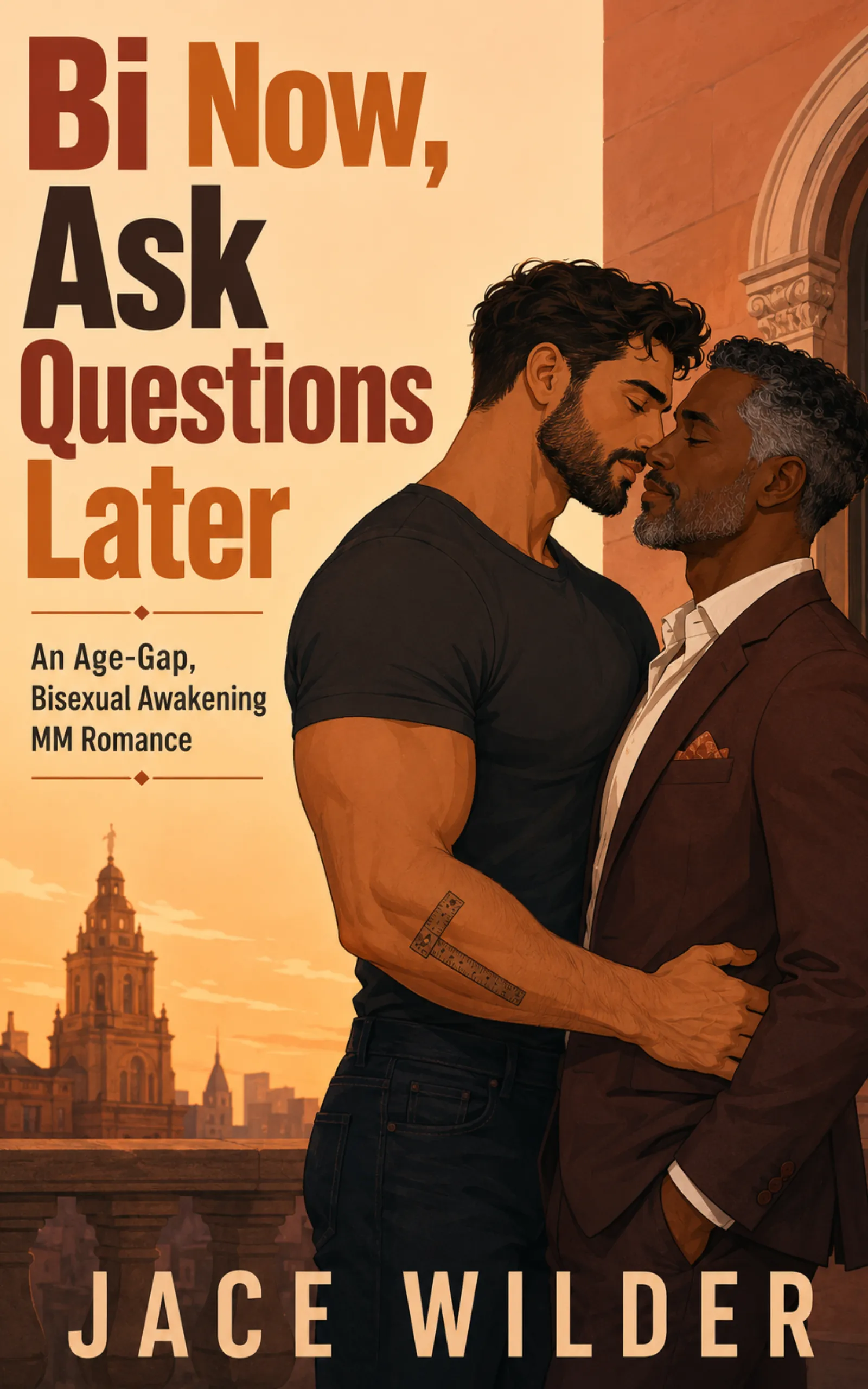 Bi Now Ask Questions Later book cover by Jace Wilder