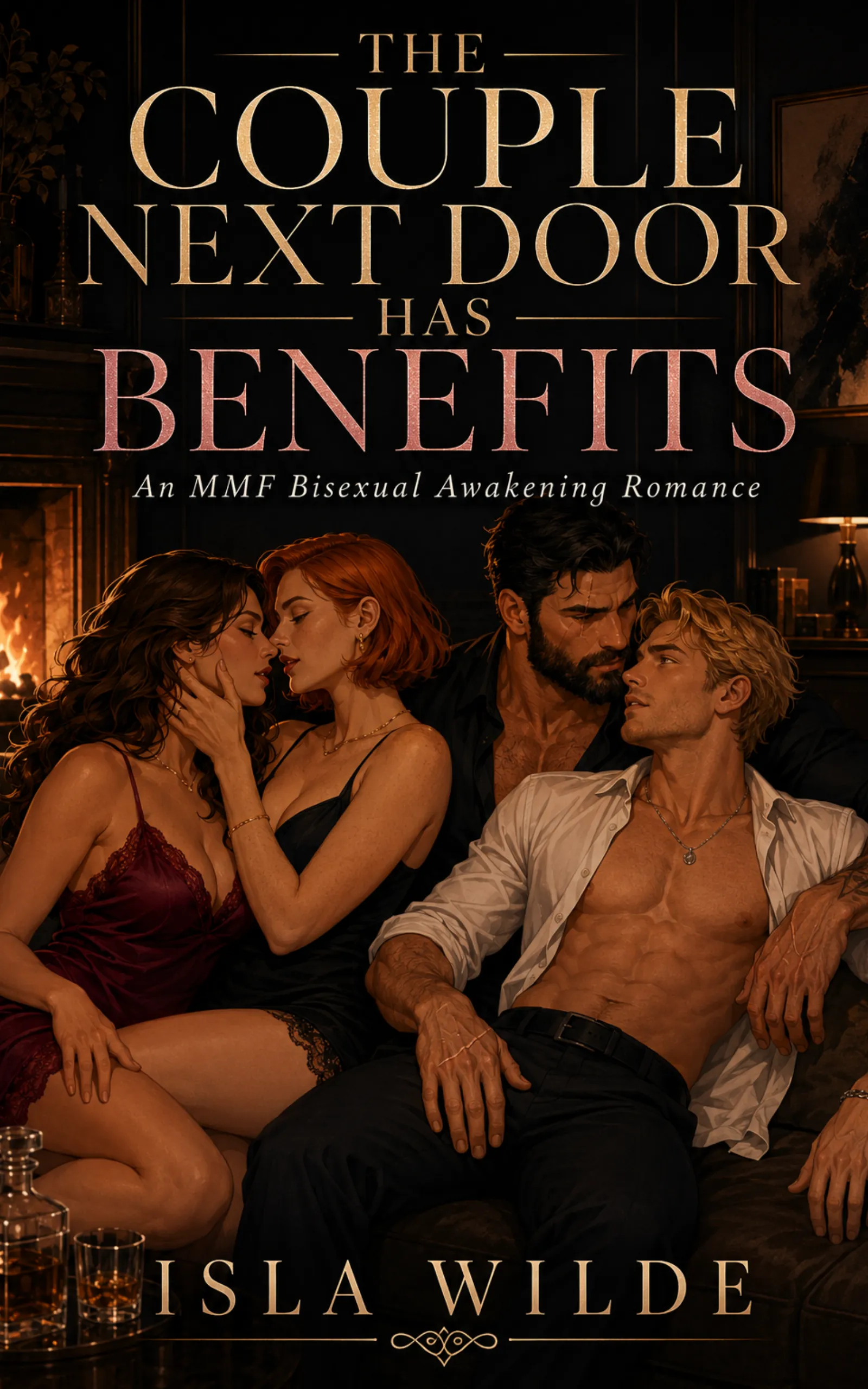 The Couple Next Door Has Benefits book cover by Isla Wilde